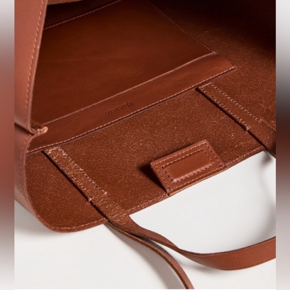 Madewell Essential Leather Tote in Warm Cinnamon - Picture 3 of 3